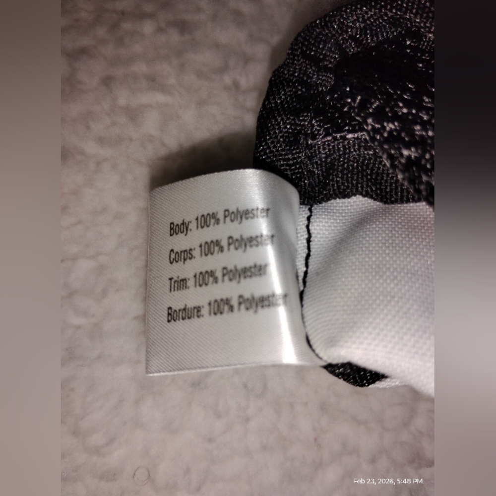 "PINK" VICTORIA'S SECRET GRAY AND BLACK MEDIUM TOTE BAG - Picture 5 of 10